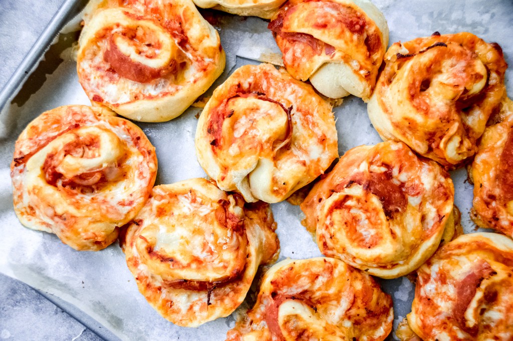 Pizza Pinwheels with Homemade Dough » Kay's Clean Eats